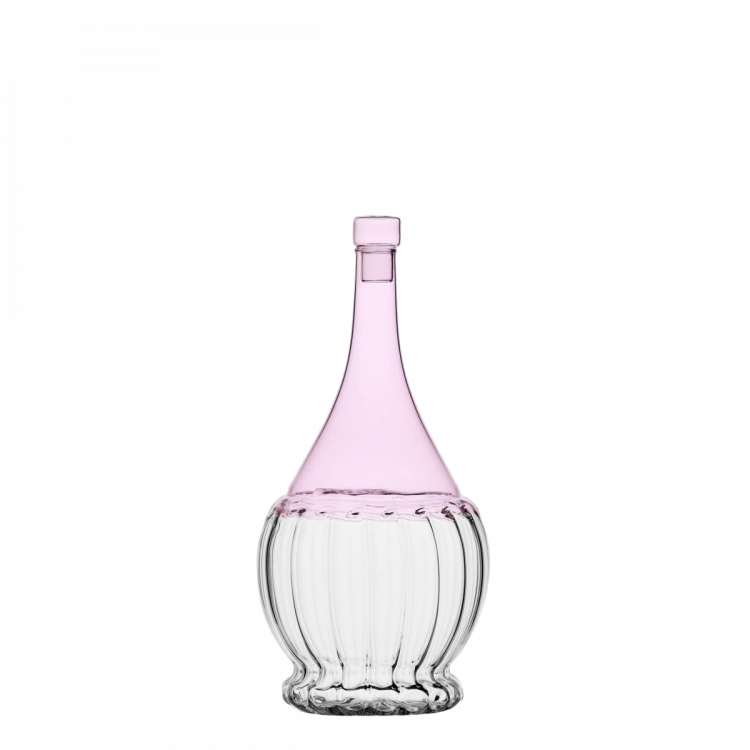 Ichendorf - Fľaša s uzáverom ružová/priesvitná 1.1 l - Ichendorf (983083)