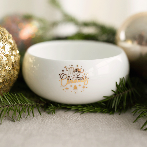 Miska na cereálie 10 cm - Premium Platinum Line Merry Christmas