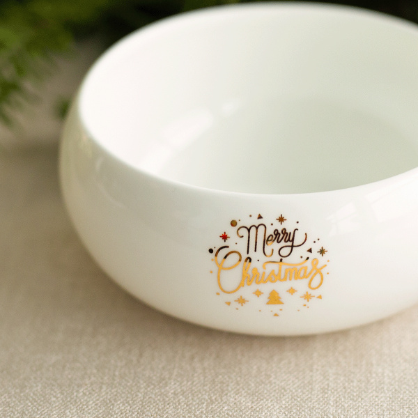 Miska na cereálie 10 cm - Premium Platinum Line Merry Christmas