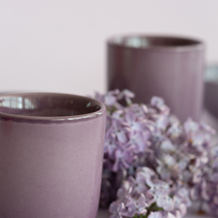 Šálka bez uška 220 ml | Gaya Solatelier Aubergine