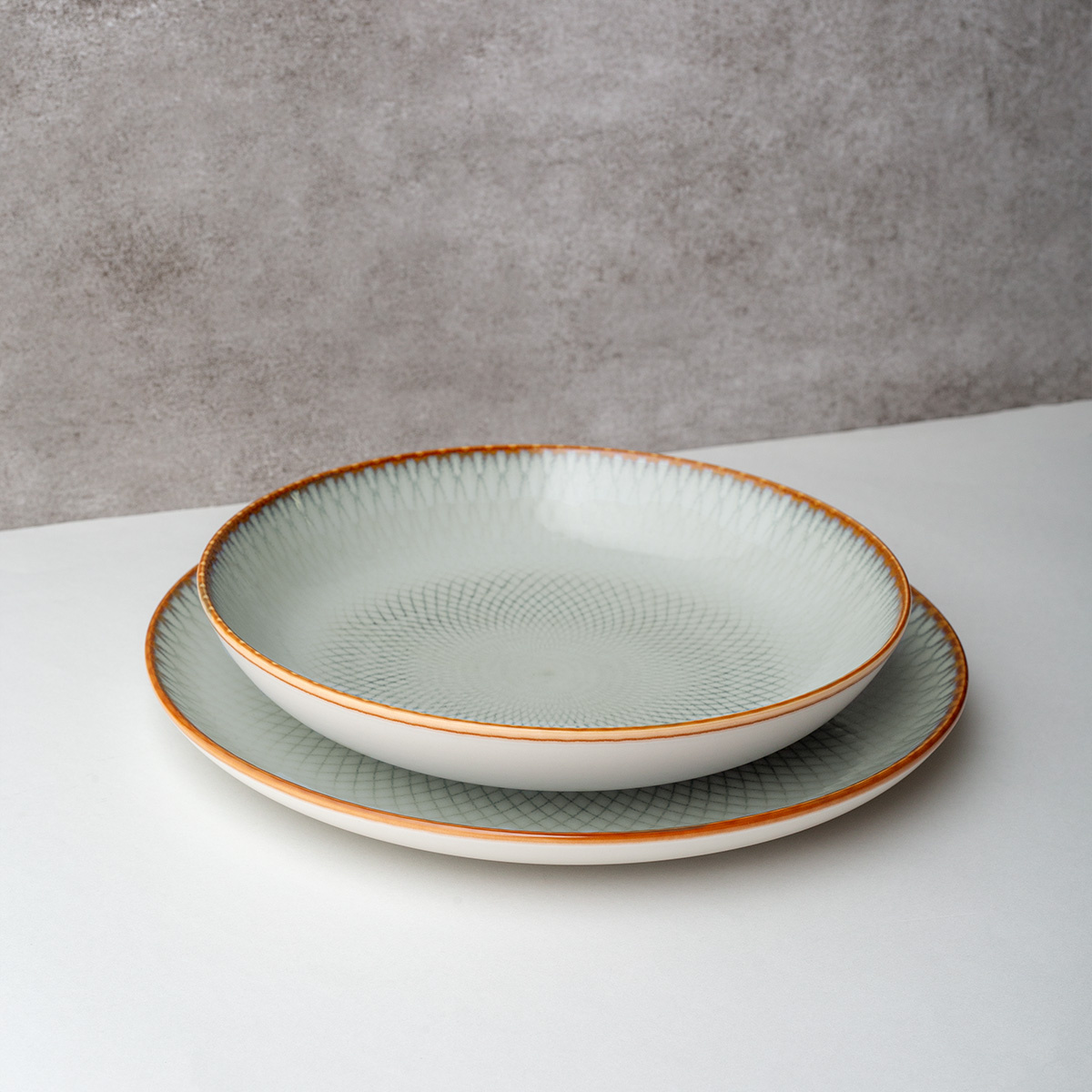 Tanier hlboký Coupe 23 cm set 4 ks - Elements Day Mandala