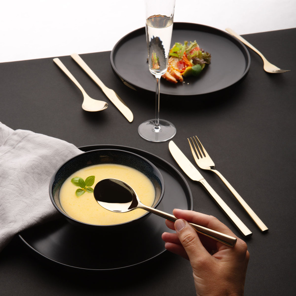Príborový set 16 ks – Living PVD Champagne lesklý