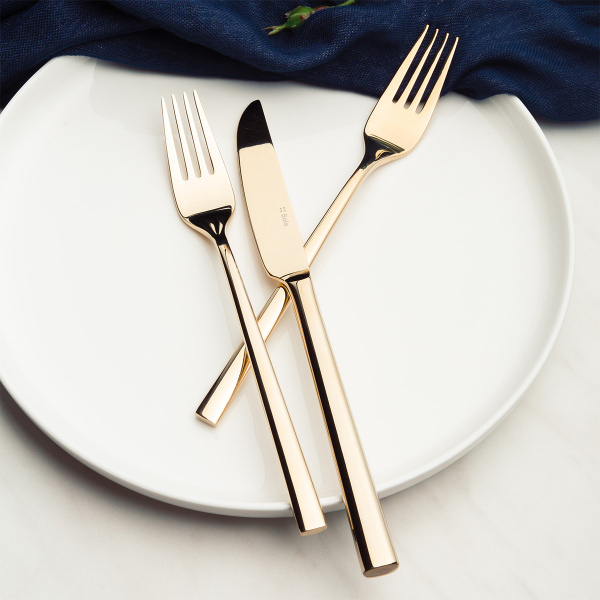 Príborový set 16 ks – Living PVD Champagne lesklý