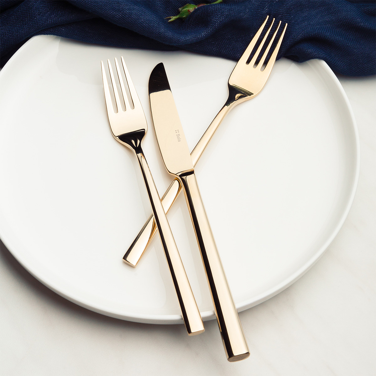 Príborový set 16 ks – Living PVD Champagne lesklý