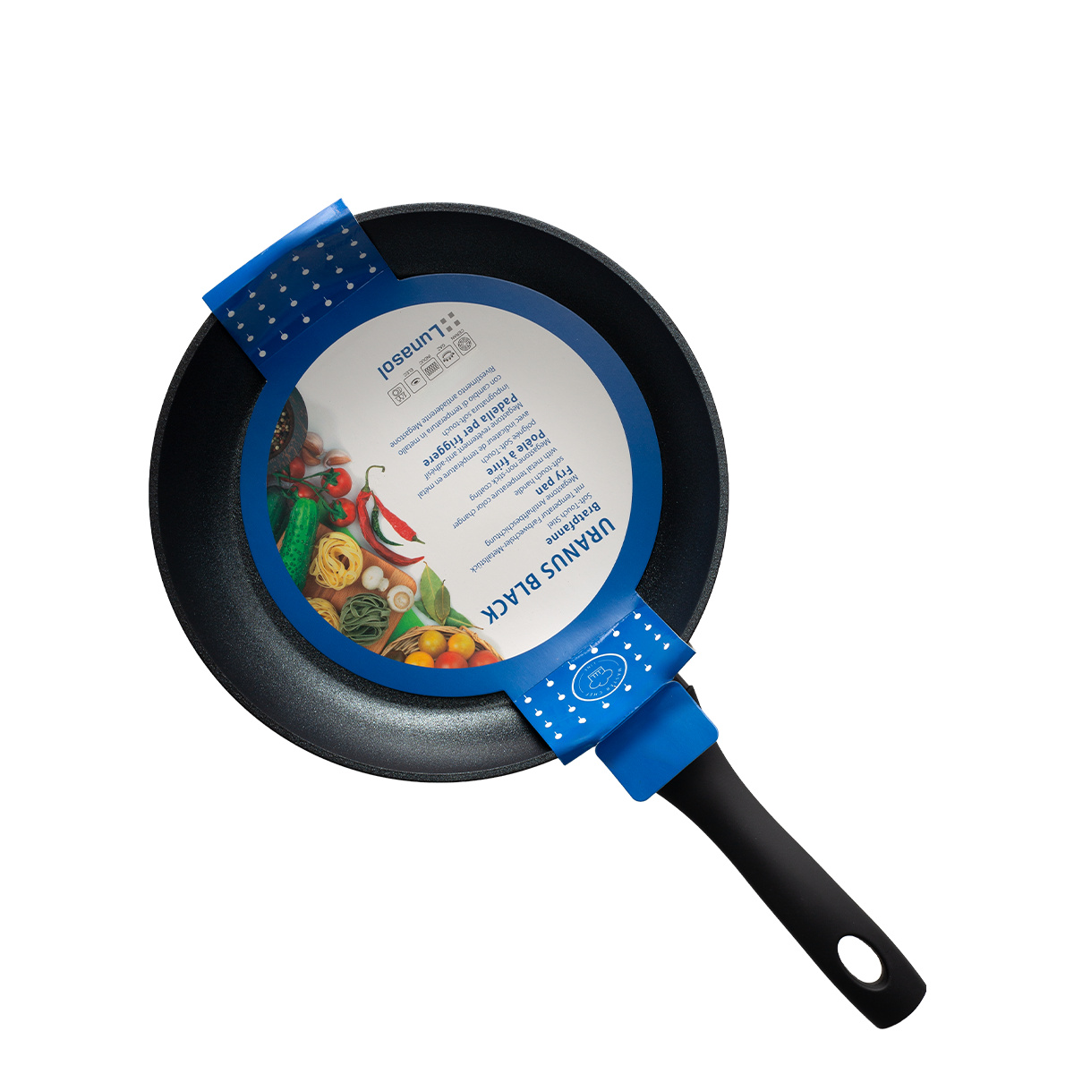 Panvica Uranus Black ø24 cm Economy Lunasol