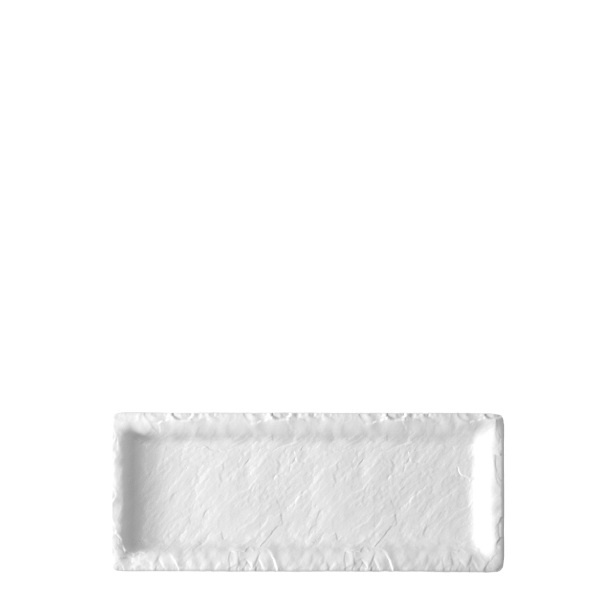 Podnos biely stredný 24,4×9,8 cm | Elements Flow