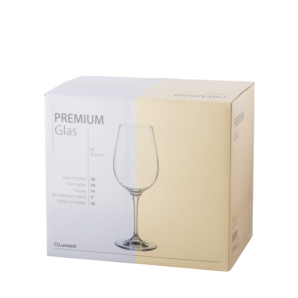 Poháre Chianti Zinfandel 450 ml set 6 ks - Premium Glas Crystal