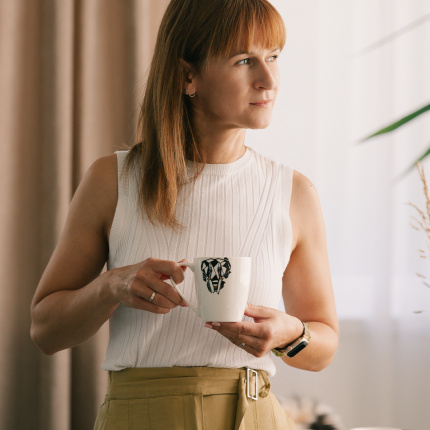 Šálka 360 ml Slon | Flow Solatelier Africa