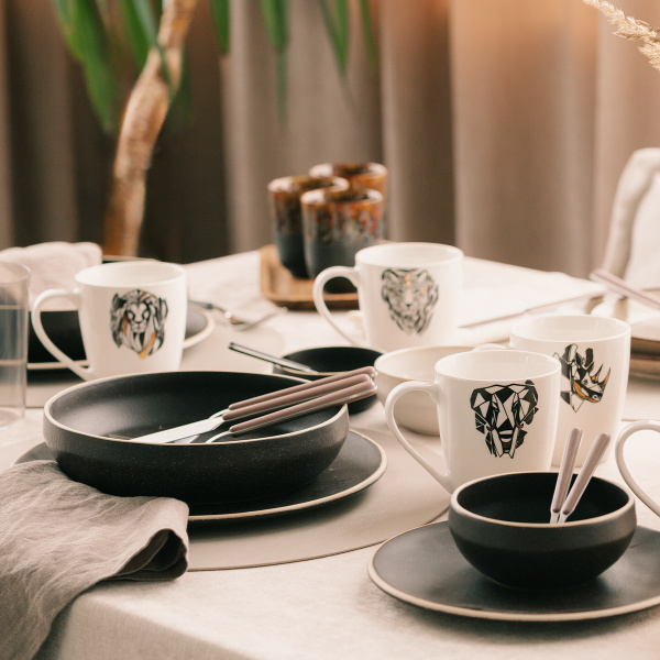 Set keramických tanierov 18 ks - Gaya Elements Terra North