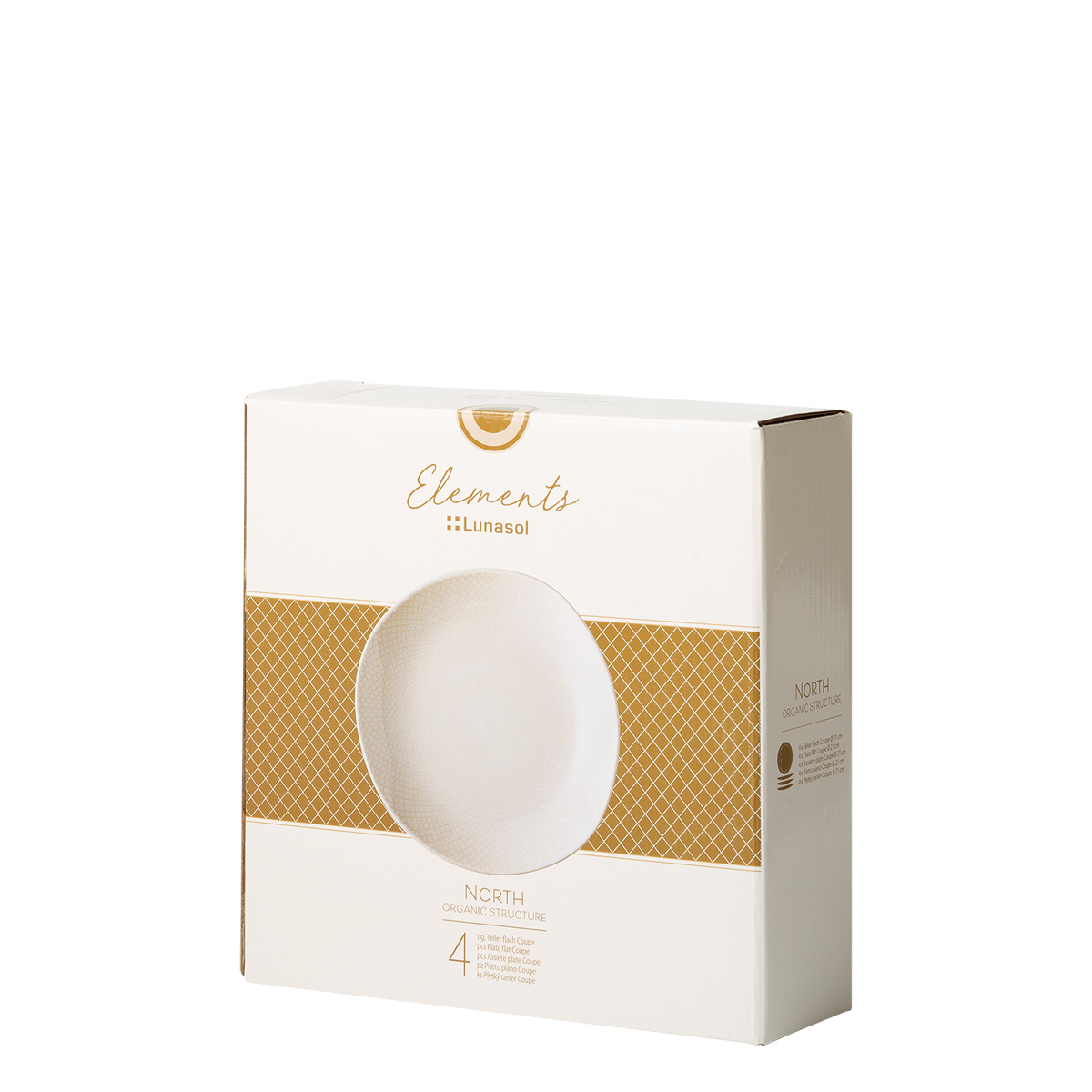Dezertné taniere Coupe 21 cm 4 ks | Elements North