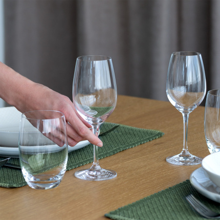 Štartovací set pohárov do domácnosti 12 ks - BASIC Glas Lunasol