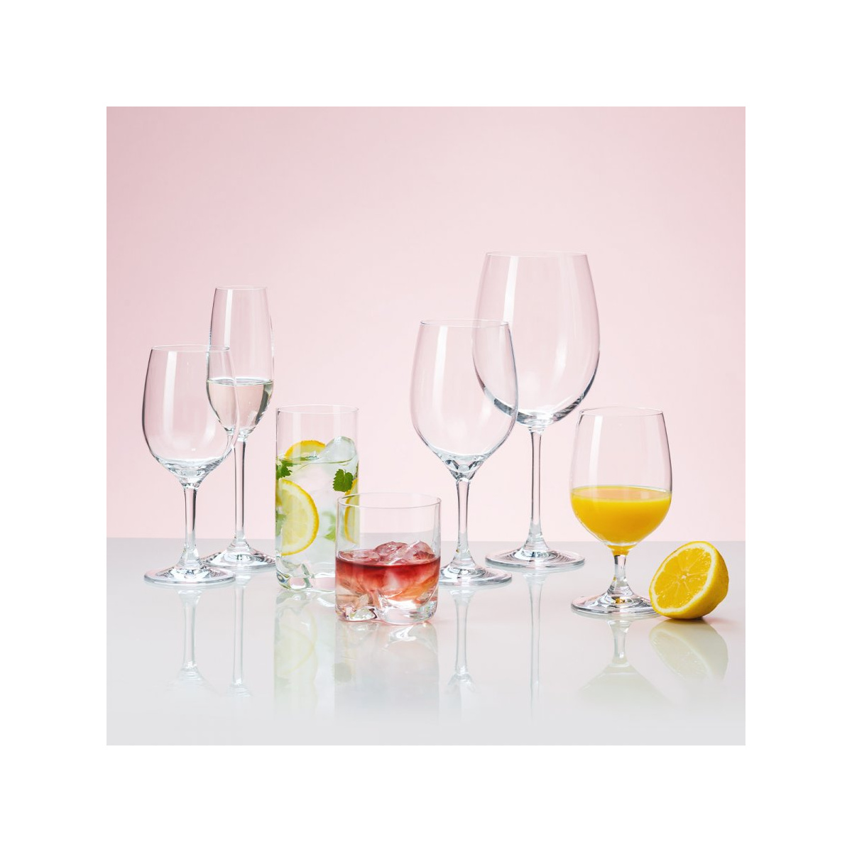 Poháre na šampanské 205 ml set 4 ks - Univers Glas Lunasol META Glass