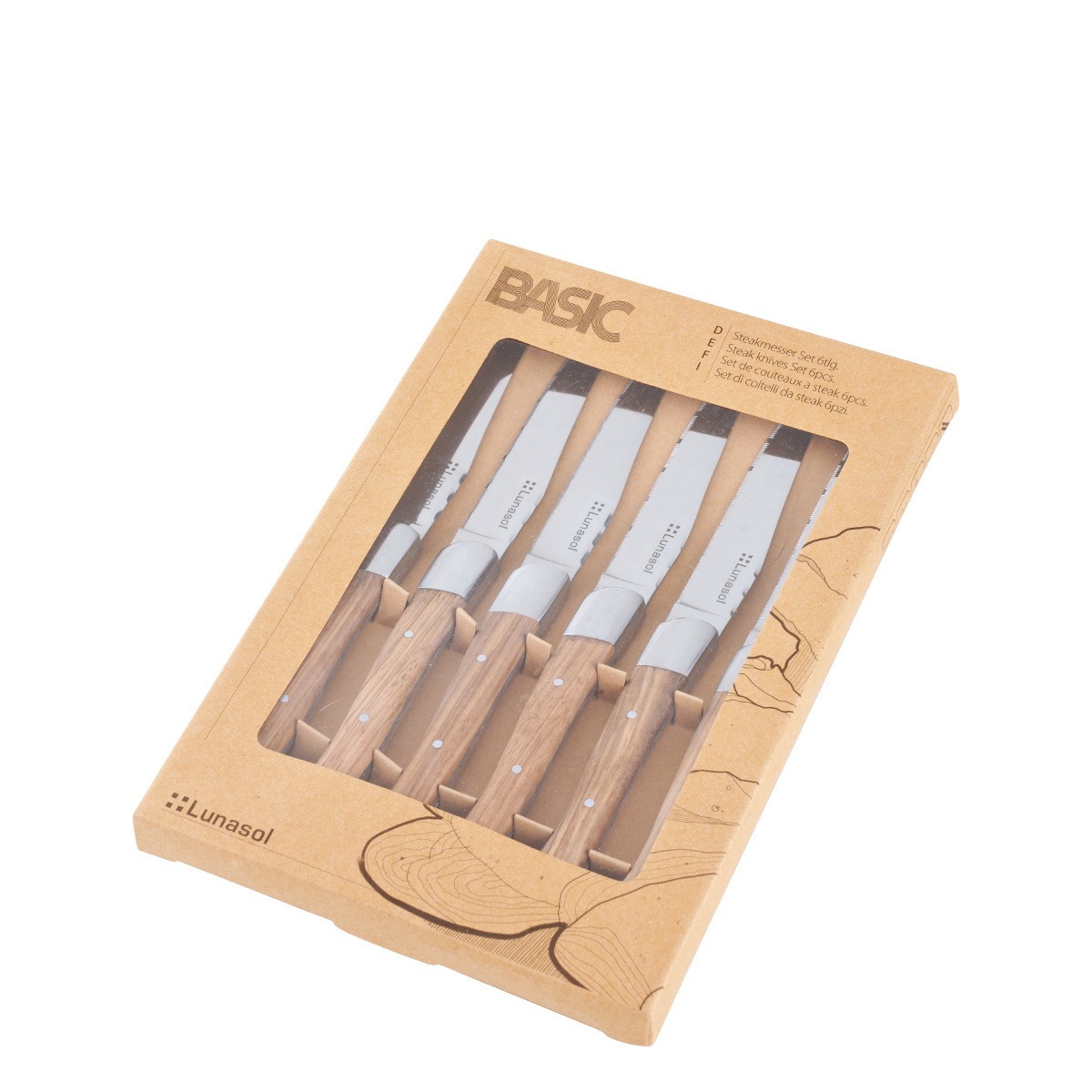 Steakové nože set 6 ks - Basic