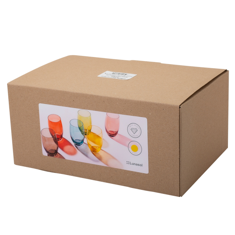 Poháre Tumbler taupe 460 ml 6 ks - Optima Glas Lunasol