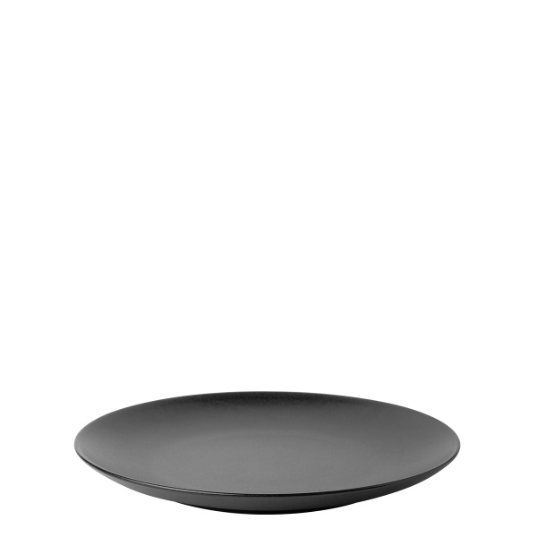 Tanier plytký 20,5 cm 4 ks - Basic čierny matný