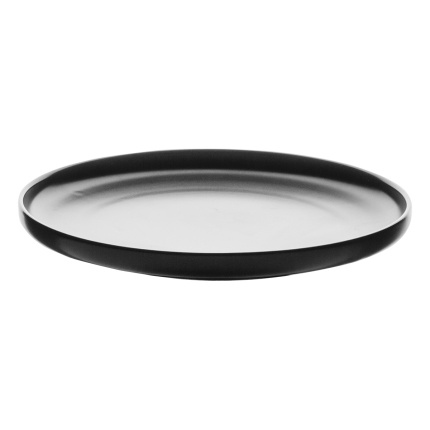 Dezertný tanier Coupe čierny 20 cm – Flow