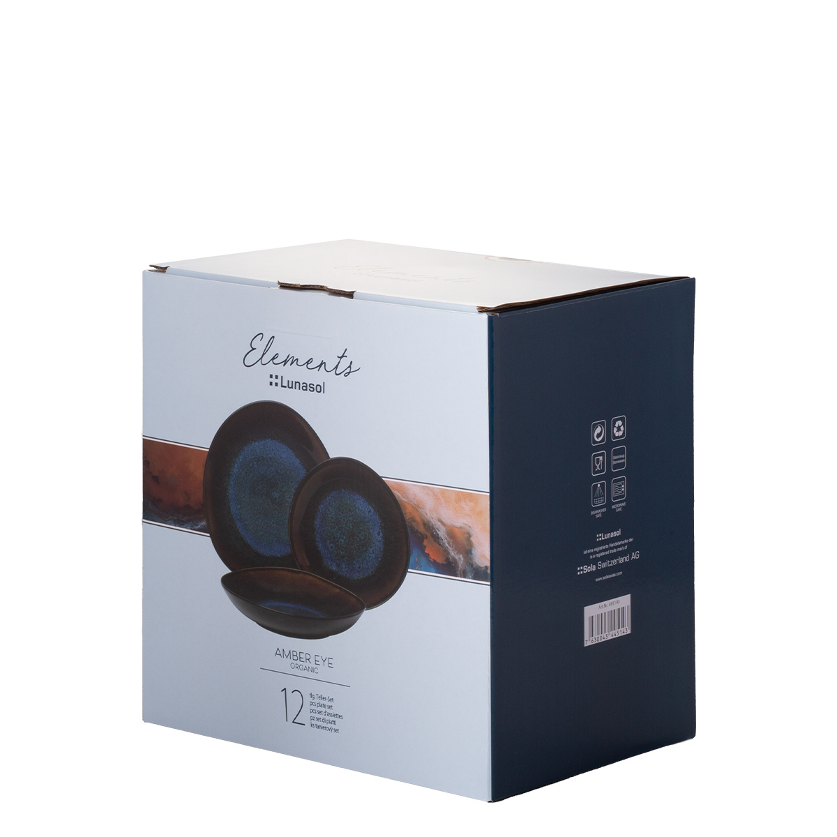 Štartovací set riadu 28 ks | Elements Amber Eye