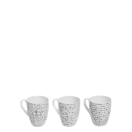 Šálka set 3 ks - Basic Dots