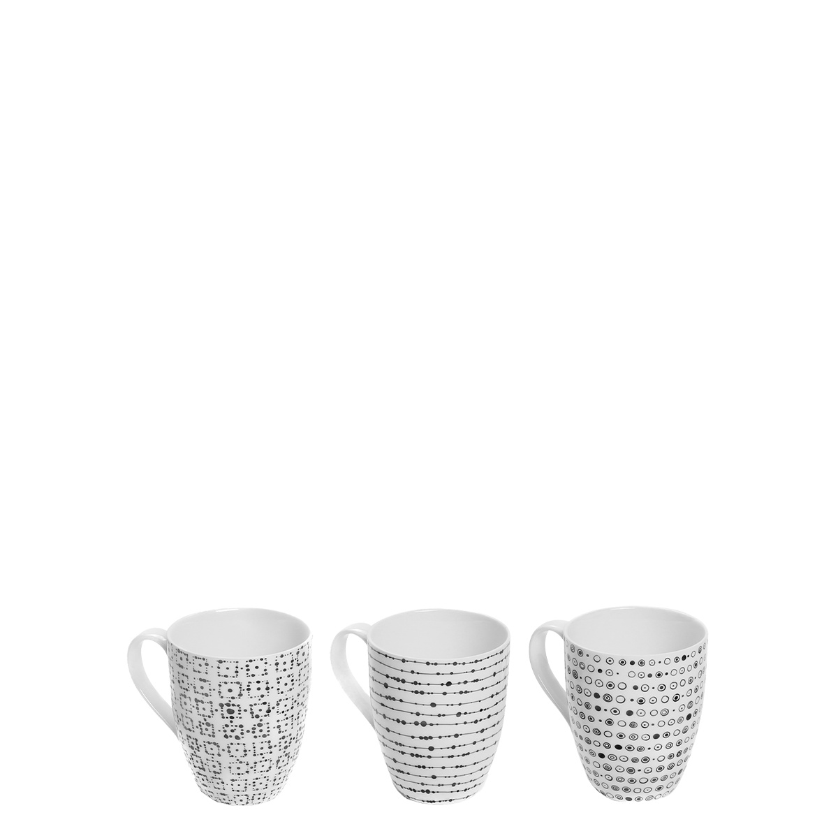 Šálka set 3 ks - Basic Dots