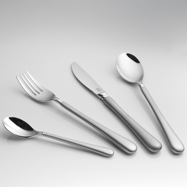 Príborový set 16 ks | Kreta Quarz Platinum Line