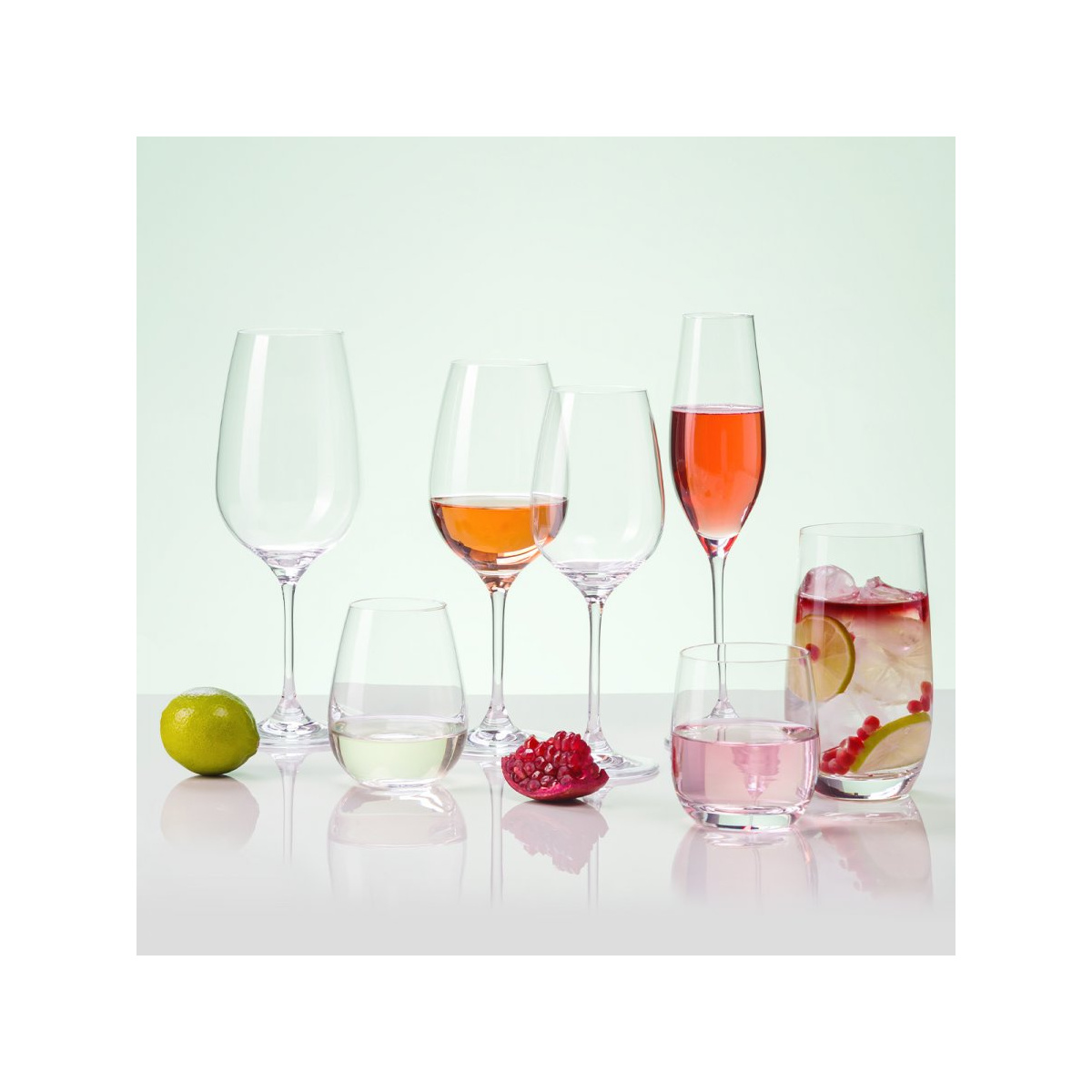 Poháre Champagner 210 ml set 6 ks - Premium Glas Crystal
