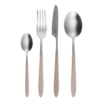 Príborový set 16 ks | Gaya Exeter Bistro Maple
