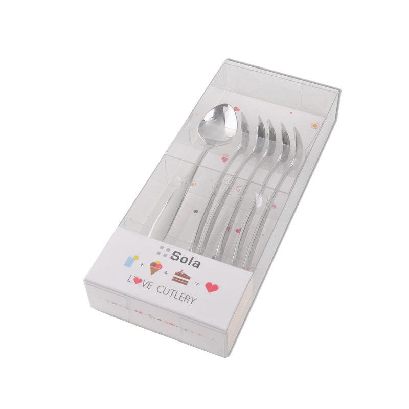 Zmrzlinové lyžičky so srdiečkom 6 ks set - Love Cutlery