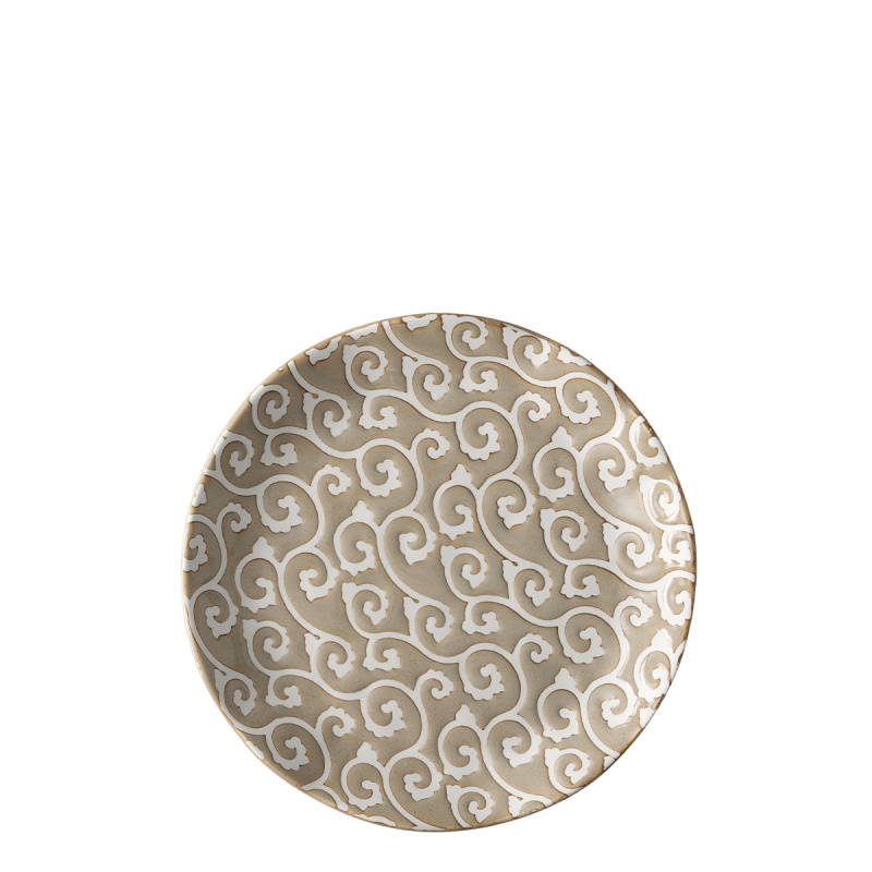 Plytký tanier Wavy 20,5 cm | Levante Pearl