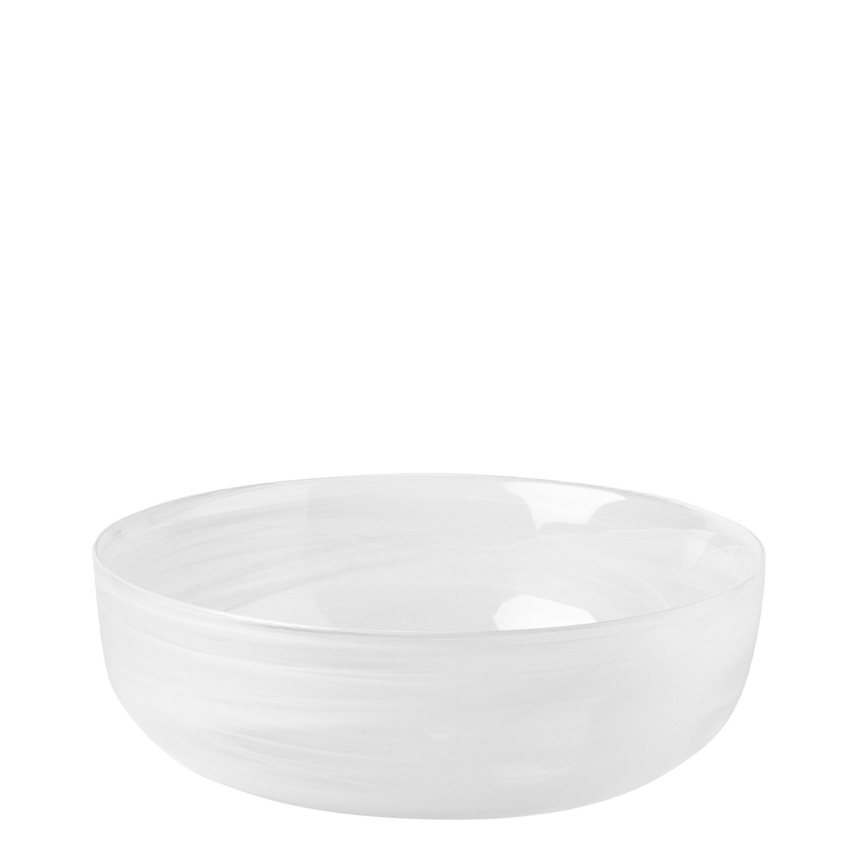 Miska biela 21 cm - Elements Glass