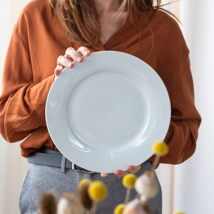 Tanier plytký 27 cm set 4 ks - Basic
