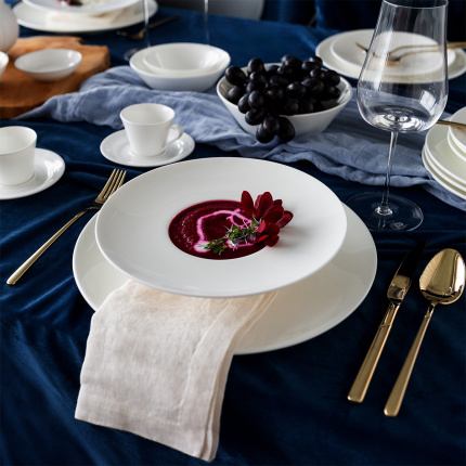 Tanier hlboký gourmet 23,5 cm - Premium Platinum Line
