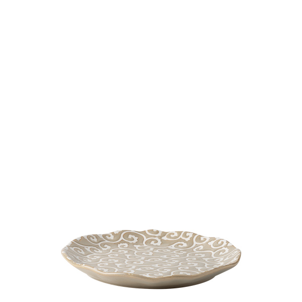 Plytký tanier Wavy 20,5 cm | Levante Pearl