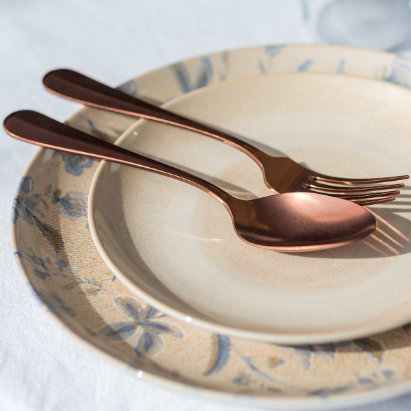 Príborový set 24 ks - Baguette Vintage medený