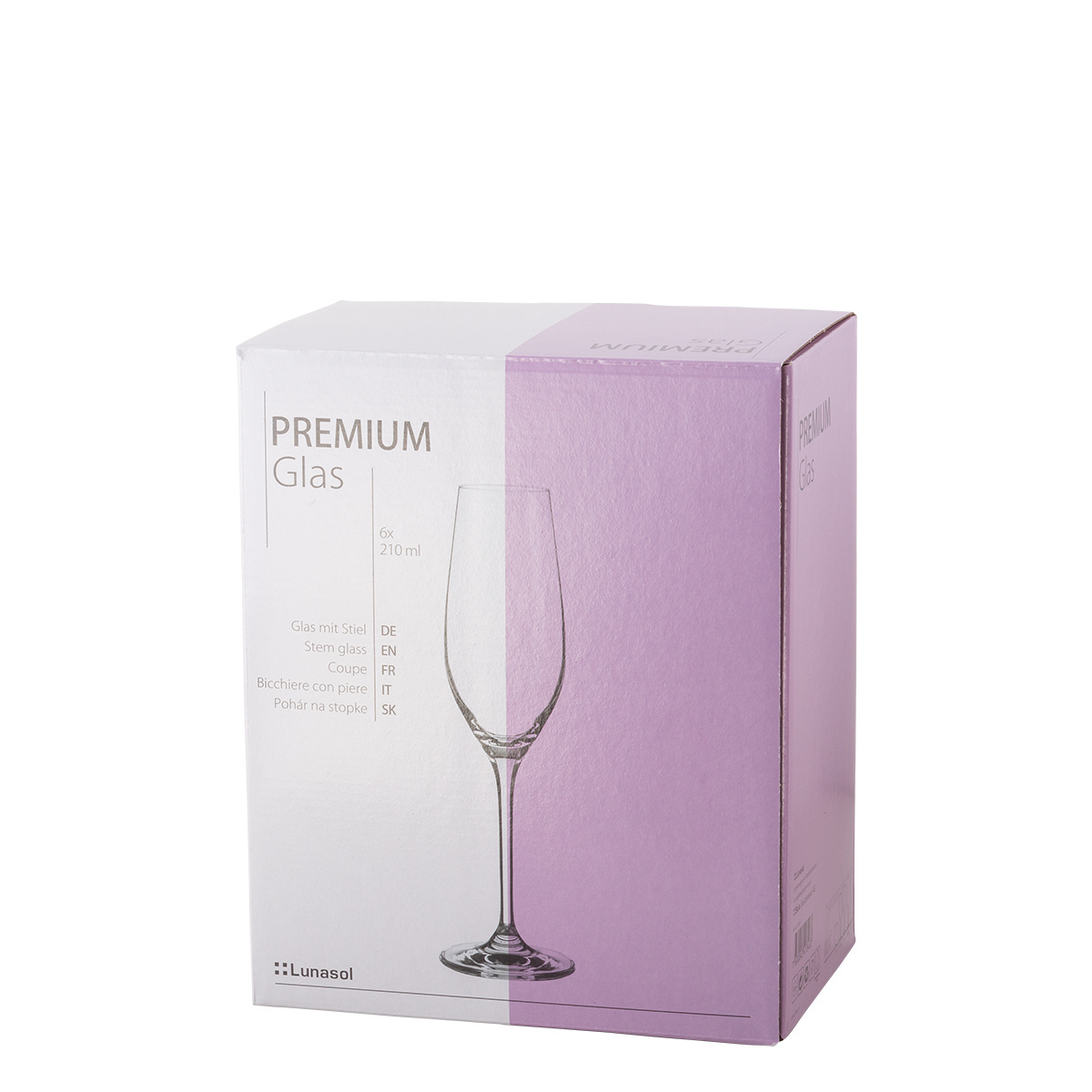 Poháre Champagner 210 ml set 6 ks - Premium Glas Crystal