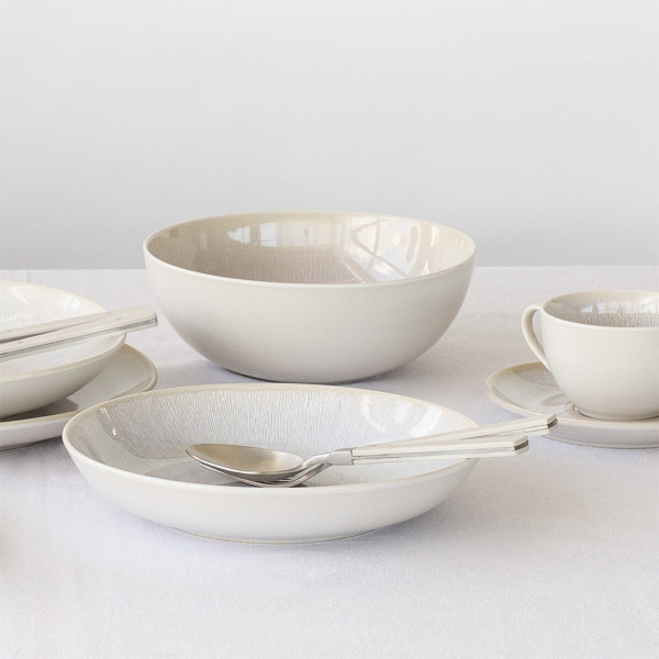Hlboký tanier, okrúhly, Coupe, 23 cm, 4-dielna sada, Elements North