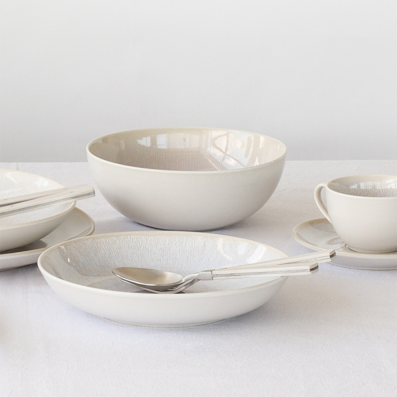 Hlboký tanier, okrúhly, Coupe, 23 cm, 4-dielna sada, Elements North