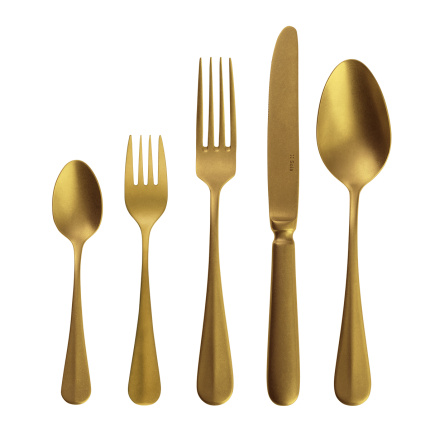 Príborový set 30 ks | Baguette Vintage Gold