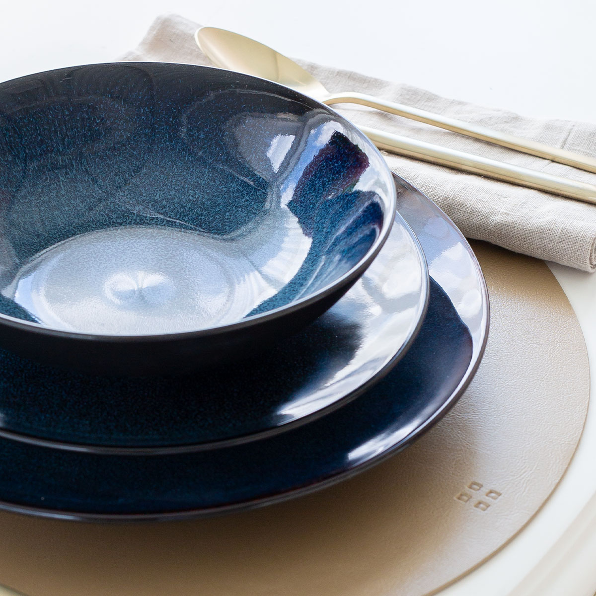 Porcelánový set 12 ks | Gaya Atelier Night Sky