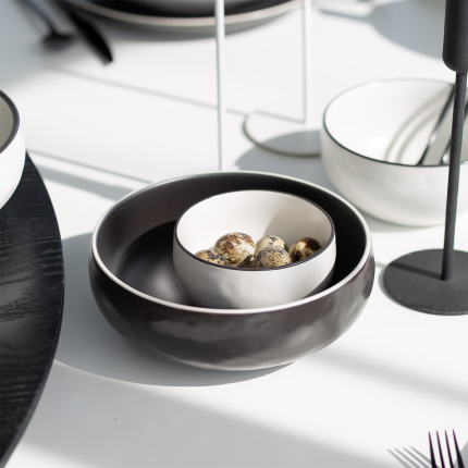 Miska 11 cm | Elements Yin & Yang white