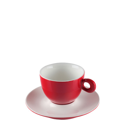 Podšálka na kávu/čaj červená 15 cm - RGB