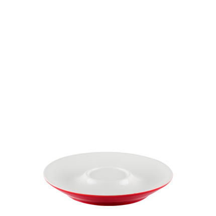 Podšálka na kávu/čaj červená 15 cm - RGB