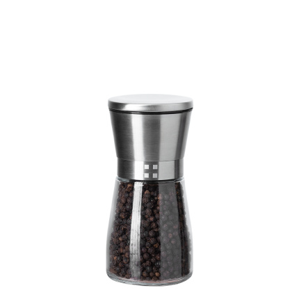Mlynček na korenie/bylinky s čiernym korením, 95 g — Basic Kitchen