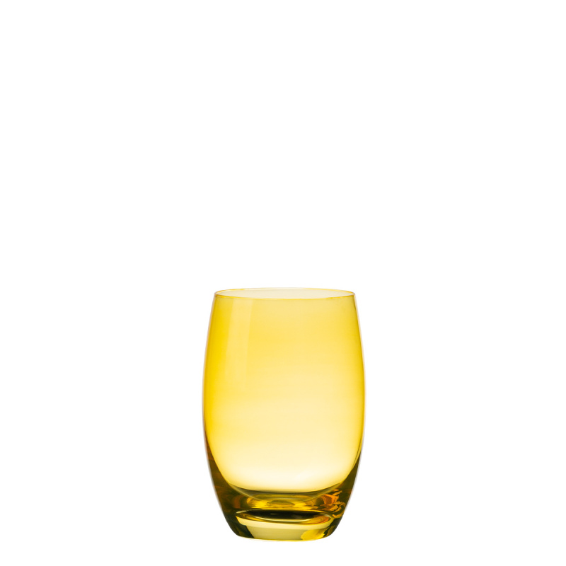 Poháre Tumbler žlté 460 ml 6 ks - Optima Glas Lunasol