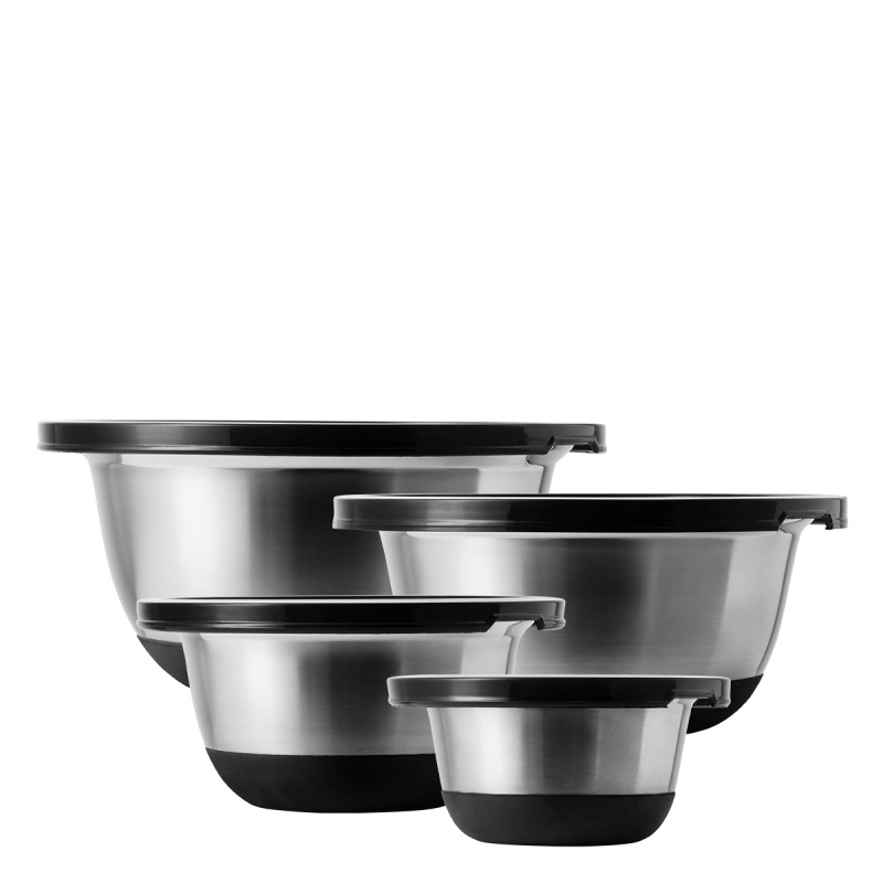 Set miešacích misiek s vekom 8 ks – Basic Kitchen