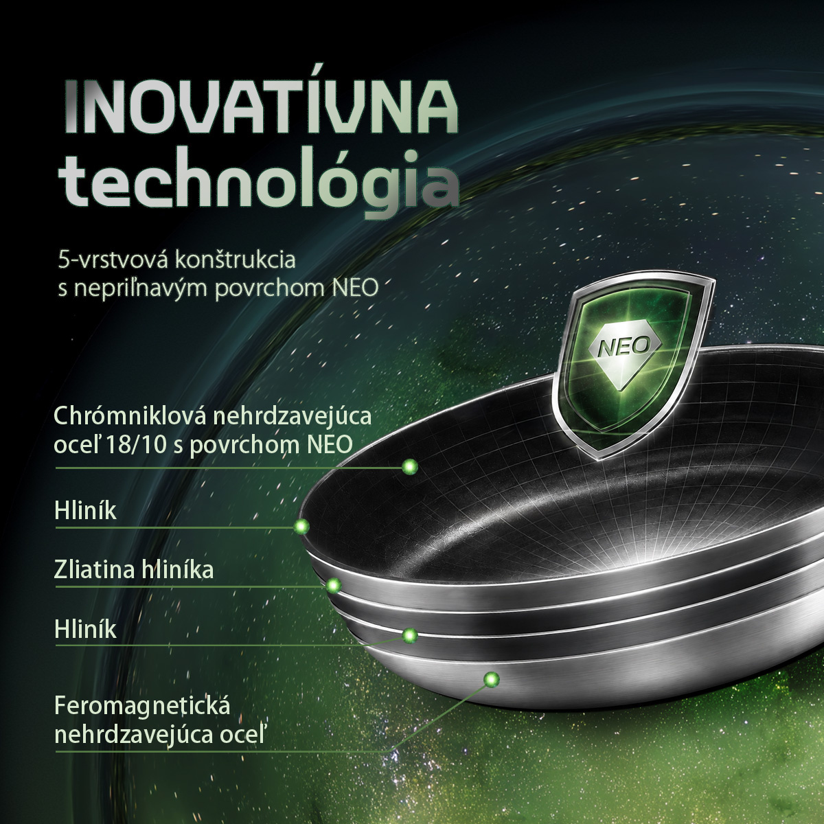 Panvica ø 28 cm | Orion Expert Neo Lunasol