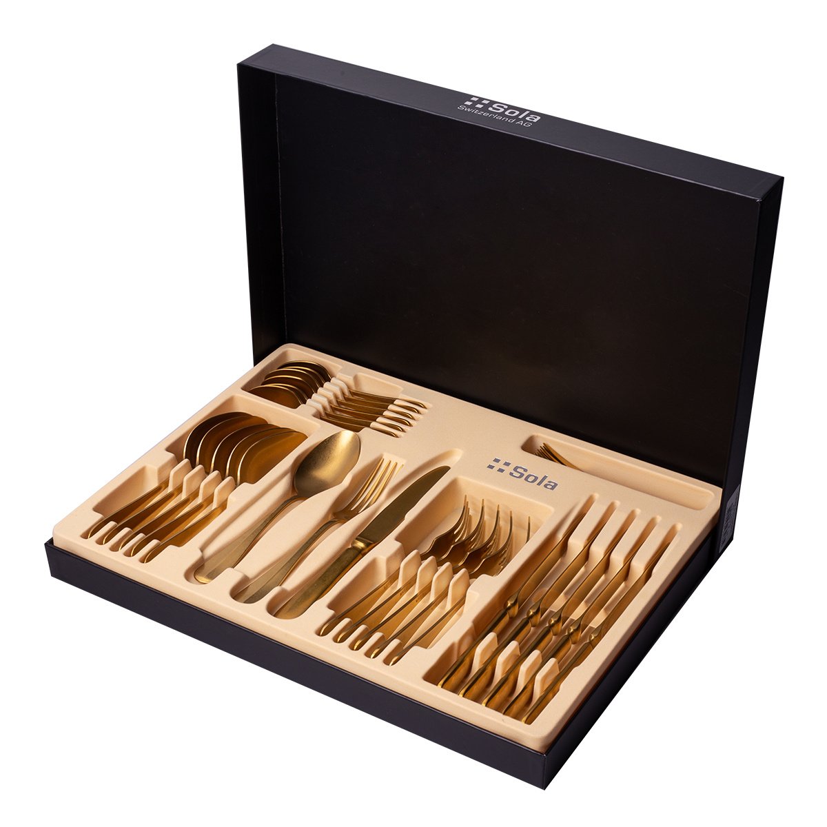 Príborový set 24 ks - Baguette Vintage PVD Gold