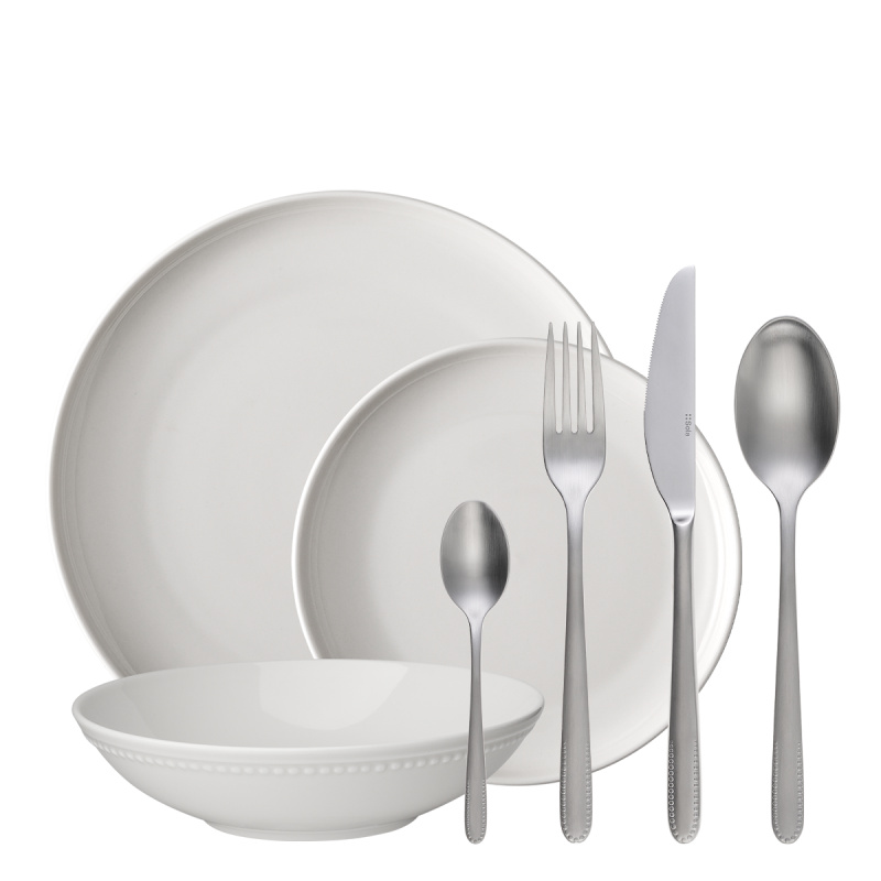 Štartovací set riadu 36 ks | Elements Pearl