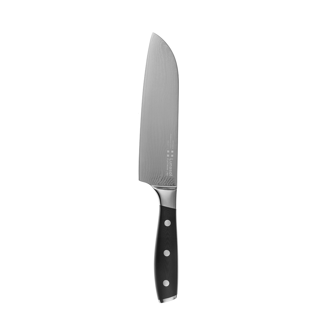 Nôž santoku z damaškovej ocele 18 cm - Platinum
