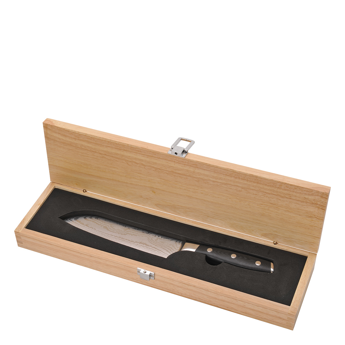 Nôž santoku z damaškovej ocele 18 cm - Platinum