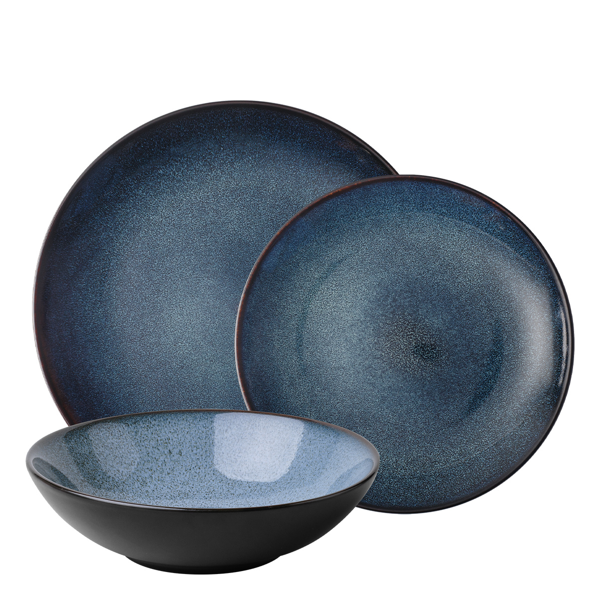 Porcelánový set 12 ks | Gaya Atelier Night Sky